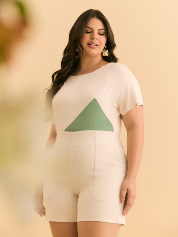 Blusa Comfycurve Geometric